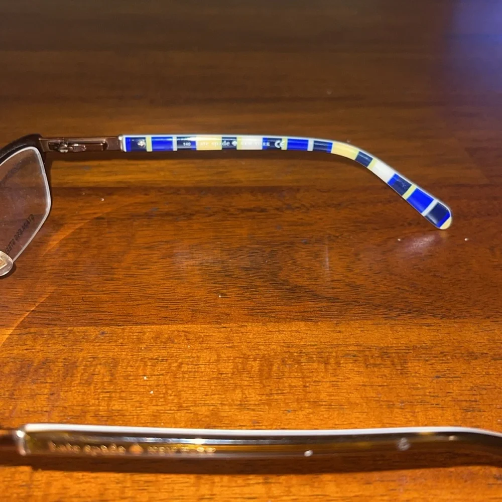 Kate Spade Eyeglasses Almira 0X52 Brown Tortoise Half Rim Frame 50[]17 140. NWOT